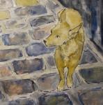Žlutý psík z Montmartre /  Yellow Dog from Montmartre
